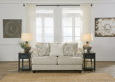 Prime Furniture - Ashley Furniture - Asanti Living Room - Loveseat / Fog - 1320135