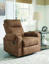 Prime Furniture - Ashley Furniture - Edenwold Living Room - Rocker Recliner / Brindle - 1380525
