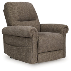 Prime Furniture - Ashley Furniture - Aureta Living Room - Power Lift Recliner / Charcoal - 1790312