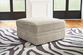 Prime Furniture - Ashley Furniture - Calnita Living Room - Oversized Swivel Accent Chair / Sisal - 2050221