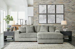 Prime Furniture - Ashley Furniture - Lindyn Sectional - RAF 6-Piece Sectional / Ivory - 21104S20