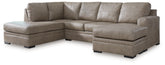 Prime Furniture - Ashley Furniture - Amuleto Sectional - LAF 2-Piece Sectional with Chaise / Desert - 22405S1