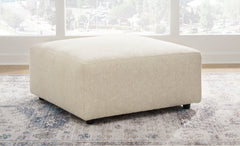 Prime Furniture - Ashley Furniture - Edenfield Living Room - Oversized Accent Ottoman / Linen - 2900408