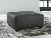 Prime Furniture - Ashley Furniture - Brixley Pier Living Room - Oversized Accent Ottoman / Graphite - 2990608