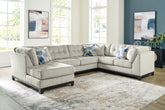 Prime Furniture - Ashley Furniture - Maxon Place Sectional - 3-Piece Sectional with Chaise / Navy - 33003S2