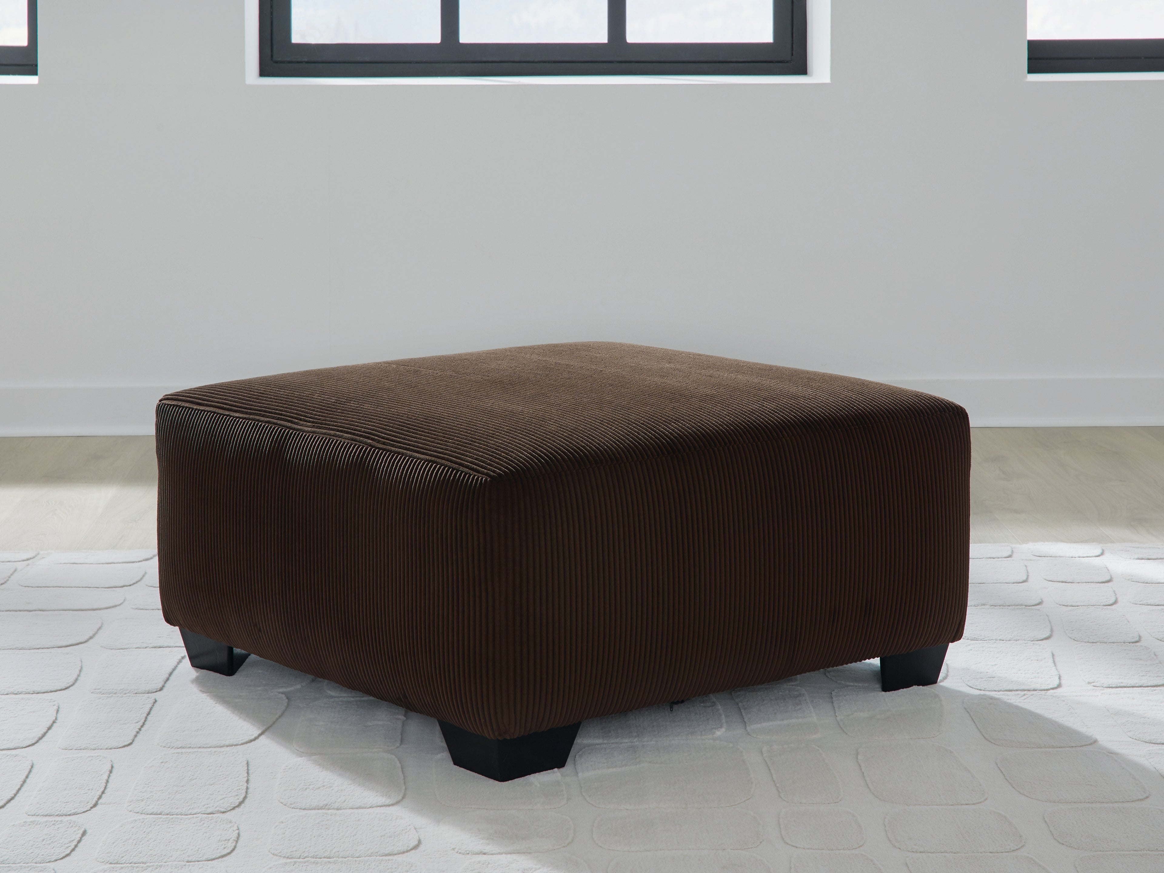 Prime Furniture - Ashley Furniture - Kimlee Living Room - Oversized Accent Ottoman / Chocolate - PC3560308