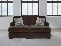 Prime Furniture - Ashley Furniture - Kimlee Sectional - RAF 2-Piece Super Chaise / Chocolate - PC35603S4