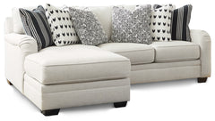 Prime Furniture - Ashley Furniture - Huntsworth Sectional - RAF 4-Piece Sectional with Chaise / Dove Gray - 39702S3
