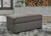 Prime Furniture - Ashley Furniture - Gardiner Living Room - Ottoman / Pewter - 5240414