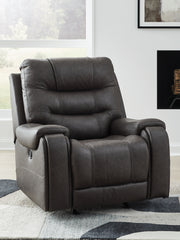 Prime Furniture - Ashley Furniture - Femley Living Room - Rocker Recliner / Smoke - PC5330625