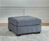Prime Furniture - Ashley Furniture - Marleton Living Room - Oversized Accent Ottoman / Denim - 5530308