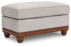 Prime Furniture - Ashley Furniture - Clearbrooke Living Room - Ottoman / Sandstone - PC5680314