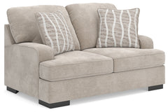 Prime Furniture - Ashley Furniture - High Profile Living Room - Loveseat / Taupe - 5990235