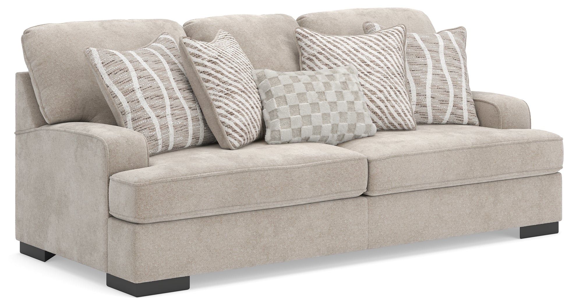 Prime Furniture - Ashley Furniture - High Profile Living Room - Sofa / Taupe - 5990238
