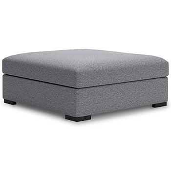 Prime Furniture - Ashley Furniture - Bealton Living Room - Oversized Accent Ottoman / Salt and Pepper - 6130508
