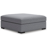 Prime Furniture - Ashley Furniture - Bealton Living Room - Oversized Accent Ottoman / Salt and Pepper - 6130508