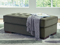 Prime Furniture - Ashley Furniture - Caspian-Town Living Room - Oversized Accent Ottoman / Olive - PC6170208