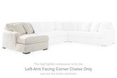 Prime Furniture - Ashley Furniture - Chessington Sectional - LAF 3-Piece Sectional / Ivory - 61904S5