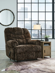 Prime Furniture - Ashley Furniture - Movie Man Living Room - Zero Wall Recliner / Taupe - 6380329