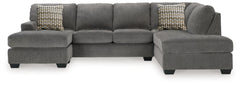 Prime Furniture - Ashley Furniture - Riverfield Sectional - 2-Piece Sectional with Chaise / Iron - 70097S1