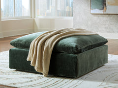 Prime Furniture - Ashley Furniture - Carriage View Living Room - Oversized Accent Ottoman / Jade - 7800108