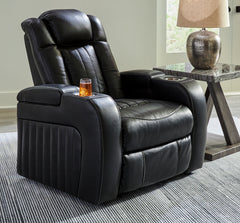 Prime Furniture - Ashley Furniture - Caveman Den Living Room - PWR REC Sofa with ADJ Headrest / Midnight - 9070315