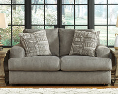 Prime Furniture - Ashley Furniture - Soletren Living Room - Queen Sofa Sleeper / Stone - 9510439