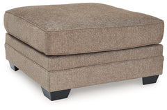 Prime Furniture - Ashley Furniture - Cannonbrook Living Room - Oversized Accent Ottoman / Nutmeg - 9820108