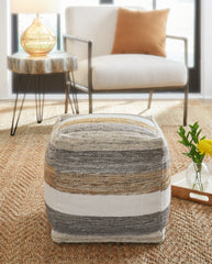 Prime Furniture - Ashley Furniture - Josalind Pouf - Pouf / Multi - A1000935