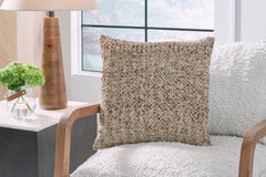 Prime Furniture - Ashley Furniture - Vorlane Pillows - Pillow / Tan/Brown/White - A1001046P