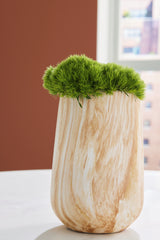 Prime Furniture - Ashley Furniture - Cammen Vase - Vase / Tan/White - A2000646