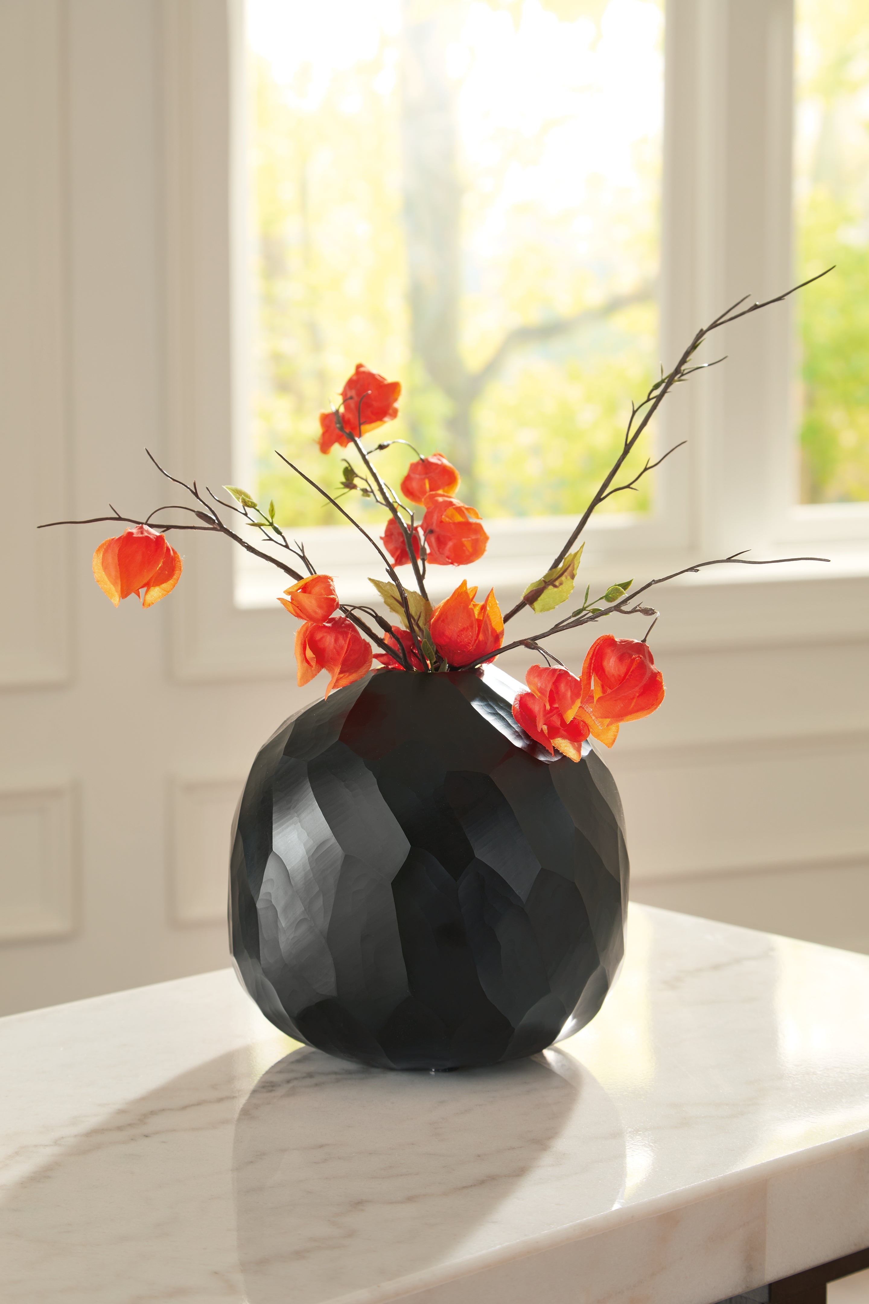 Prime Furniture - Ashley Furniture - Ryanford Vase - Vase / Black - A2000717