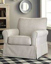 Prime Furniture - Ashley Furniture - Searcy Accent Chair - Swivel Glider Accent Chair / Quartz - A3000006