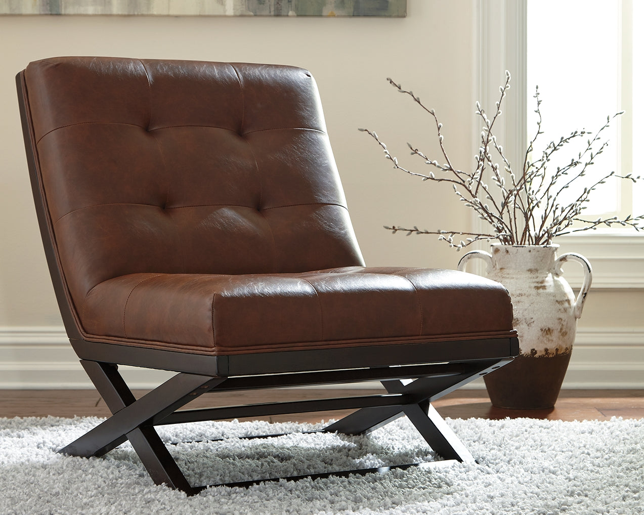 Prime Furniture - Ashley Furniture - Sidewinder Accent Chair - Accent Chair / Brown - A3000031