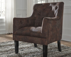 Prime Furniture - Ashley Furniture - Drakelle Accent Chair - Accent Chair / Mahogany - A3000051