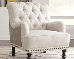 Prime Furniture - Ashley Furniture - Tartonelle Accent Chair - Accent Chair / Ivory/Taupe - A3000053