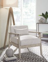 Prime Furniture - Ashley Furniture - Dalenville Accent Chair - Accent Chair / Platinum - A3000335