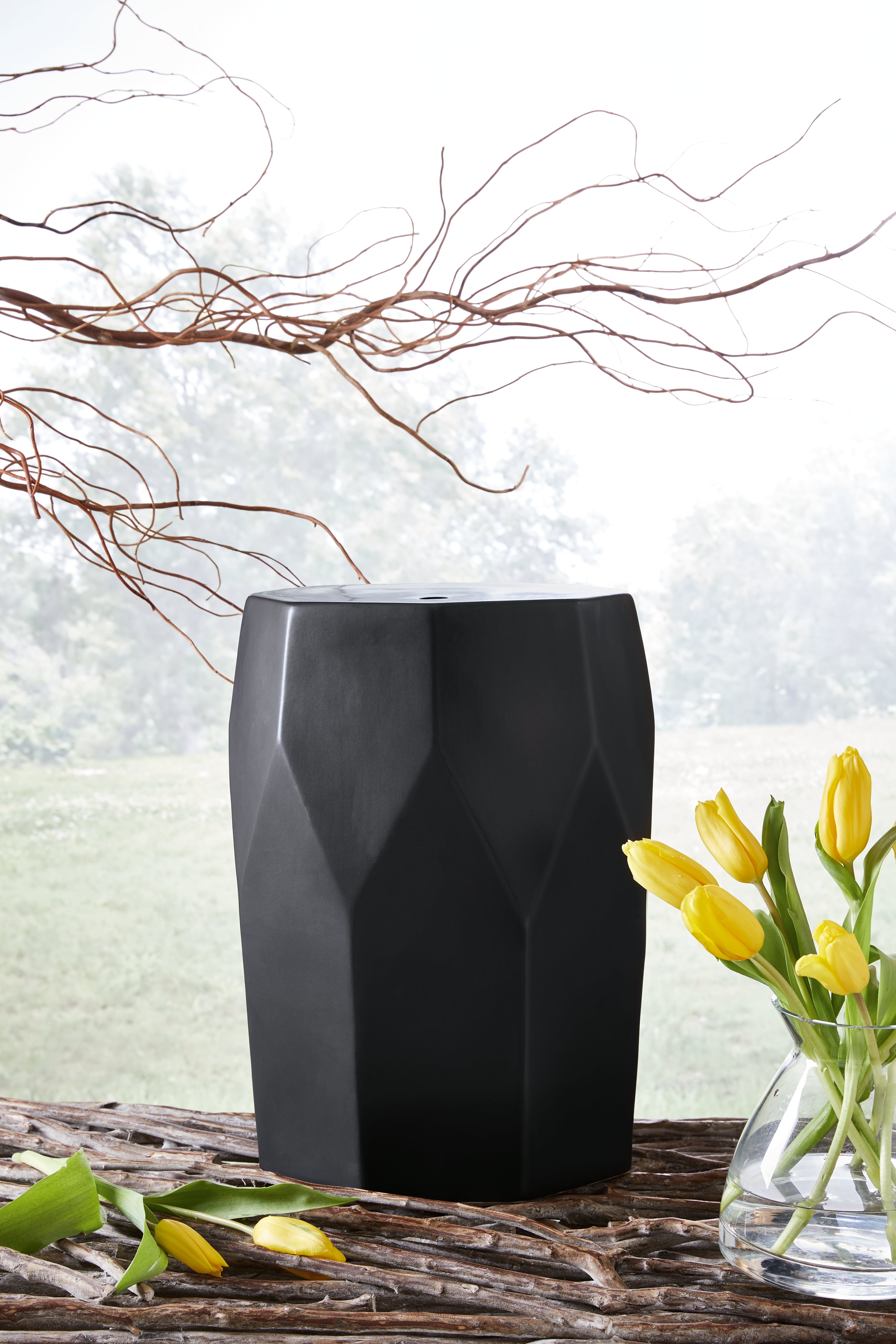 Prime Furniture - Ashley Furniture - Rhysworth Stool - Stool / Black - A3000632