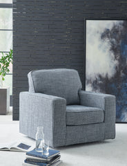Prime Furniture - Ashley Furniture - Olwenburg Swivel Accent Chair - Swivel Accent Chair / Denim - A3000652