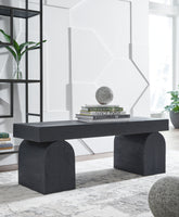 Prime Furniture - Ashley Furniture - Holgrove Accent Bench - Accent Bench / Black / 50"W x 16"D x 18"H - A3000683