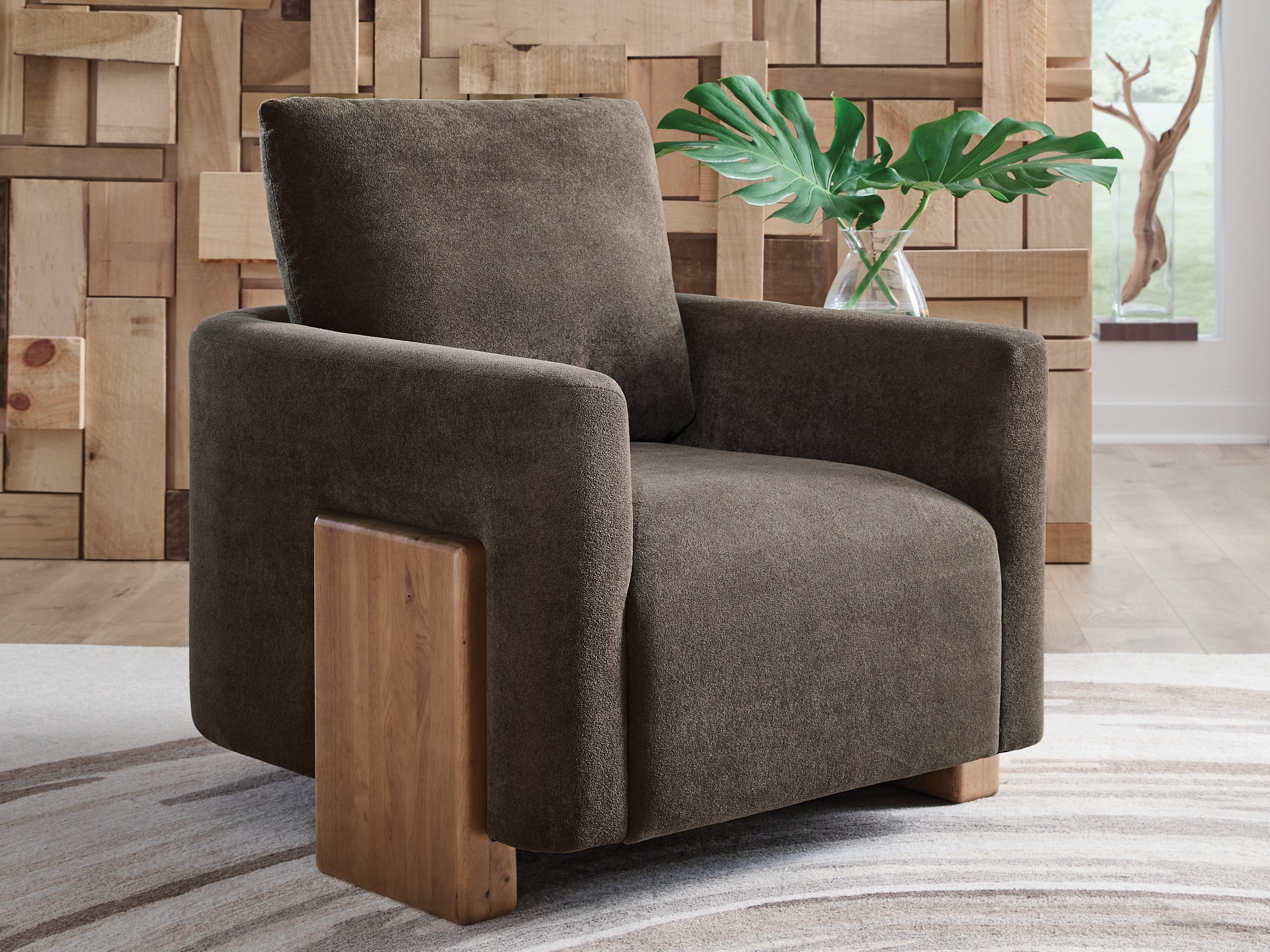 Prime Furniture - Ashley Furniture - Dairlett Accent Chair - Accent Chair / Brown - A3000746