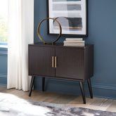 Prime Furniture - Ashley Furniture - Orinfield Accent Cabinet - Accent Cabinet / Dark Brown - A4000399