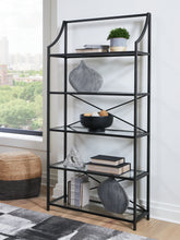 Prime Furniture - Ashley Furniture - Dakerwell Bookcase - Bookcase / Antique Black - A4000557