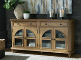Prime Furniture - Ashley Furniture - Barlomore Accent Cabinet - Accent Cabinet / Brown - A4000597