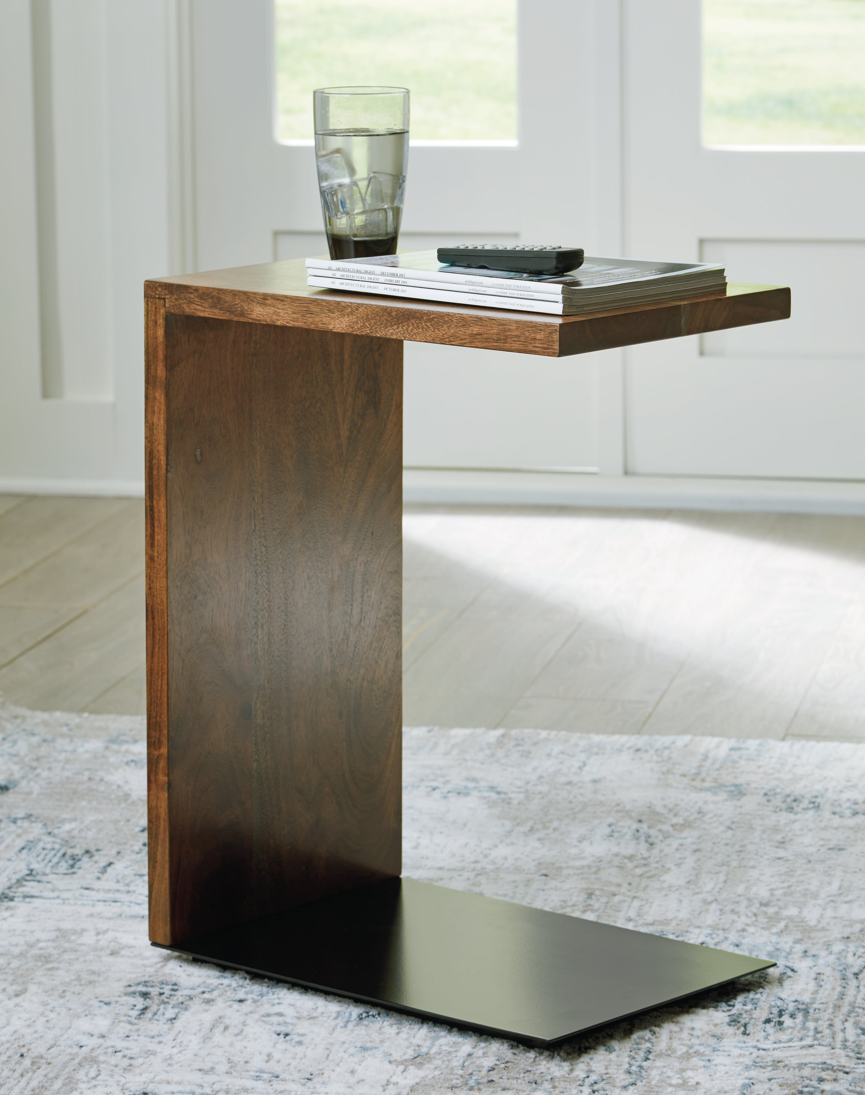 Prime Furniture - Ashley Furniture - Wimshaw Accent Table - Accent Table / Brown/Black - A4000618