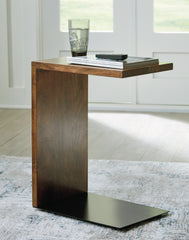 Prime Furniture - Ashley Furniture - Wimshaw Accent Table - Accent Table / Brown/Black - A4000618