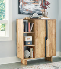 Prime Furniture - Ashley Furniture - Kierwell Accent Cabinet - Accent Cabinet / Natural - A4000653
