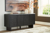Prime Furniture - Ashley Furniture - Farrelmore Accent Cabinet - Accent Cabinet / Black - A4000659