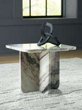 Prime Furniture - Ashley Furniture - Baretton Accent Coffee Table - Accent Cocktail Table / Black/White/Taupe - A4000671