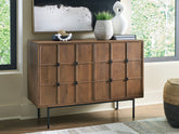 Prime Furniture - Ashley Furniture - Juddins Accent Cabinet - Accent Cabinet / Brown - A4000692